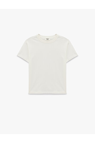 Koton Short Sleeve Crew Neck Cotton Basic T-Shirt