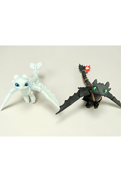 3D Dükkanı Dişsiz Toothless Ve Işığın Öfkesi Ejderhanı Nasıl Eğitirsin Özel Ü...