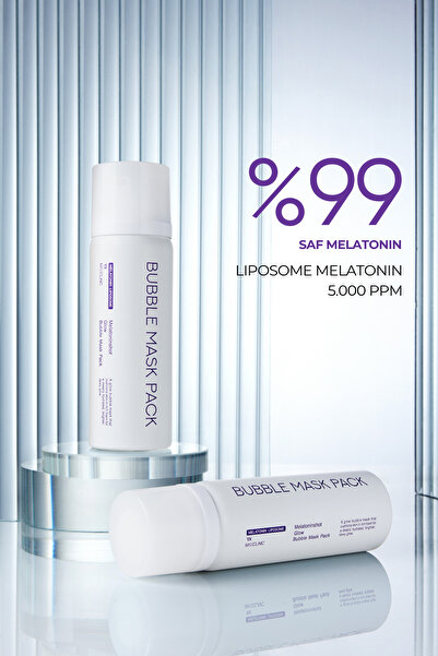 MAXCLINIC Melatonin İçeren Nemlendirici Glow Köpük Maske Melatonin Shot Glow Bubble Mask Pack Rx