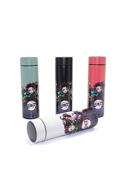 Epilons ترمس مطبوع عليه رسومات أنيمي مع شاشة عرض رقمية 500 مل Alk380 znv2028