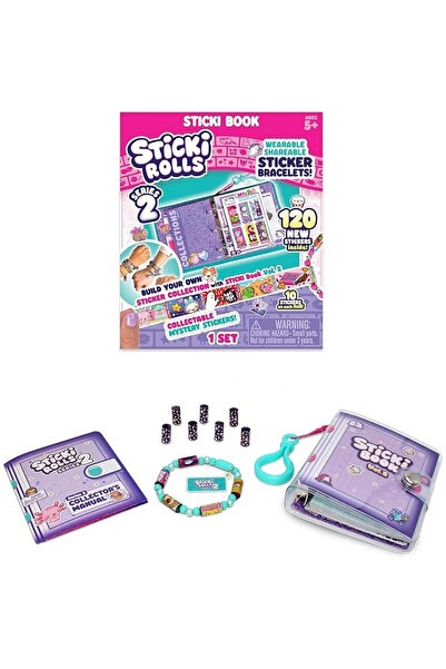 TOYFEST كتاب ملصقات ستيكي رولز
