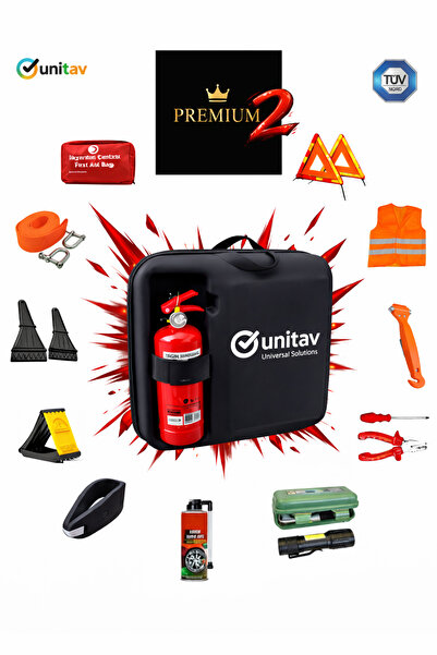 unitav Premium 2 Trafik ve İlk Yardım Seti