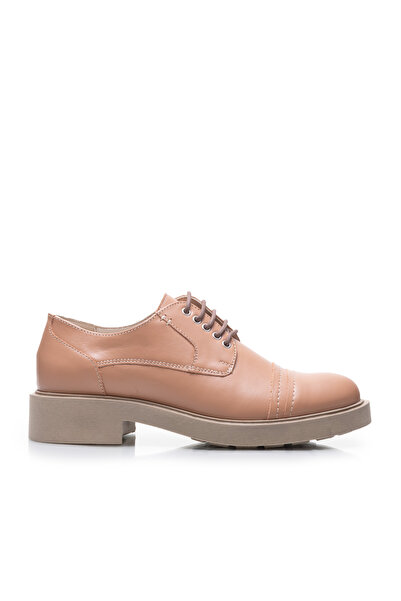 UrbanShoes Pantofi casual damă din piele naturală,Leofex - 372 Taupe box