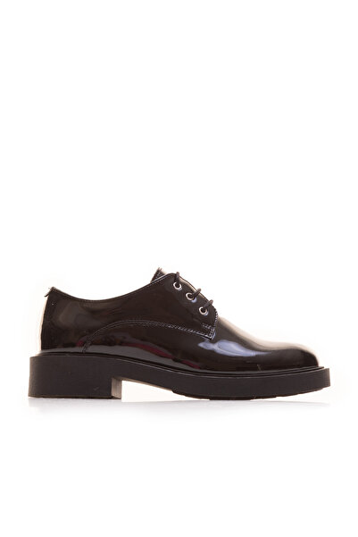 UrbanShoes Pantofi casual damă din piele naturală, Leofex - 377 Negru Lac