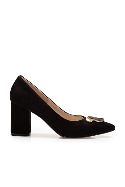 UrbanShoes Pantofi eleganți damă din piele naturală - 23010 Negru Velur