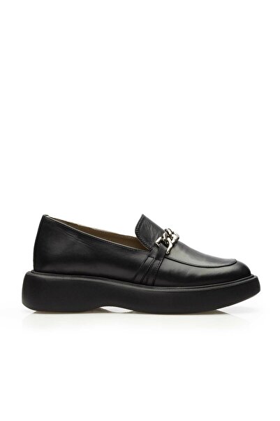 UrbanShoes Pantofi casual damă din piele naturală,Leofex - 353 Negru Box