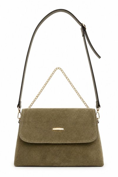 HBS Women's Casual Bag with Chain Strap & Long Strap, Double Compartment, Sty...