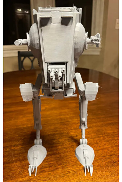 ka tasarım Star Wars ATST Walker Robot Figürü 3D Baskı Figür 20cm