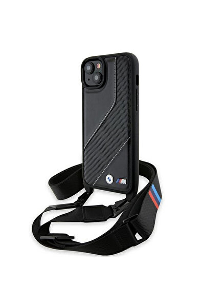 Stef's Cat Husa pentru Apple iPhone 15 Plus, BMW, M Edition Carbon Stripe & S...