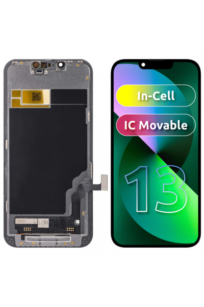 JK Display cu Touchscreen pentru Apple iPhone 13, cu Rama, Versiune LCD In-Ce...