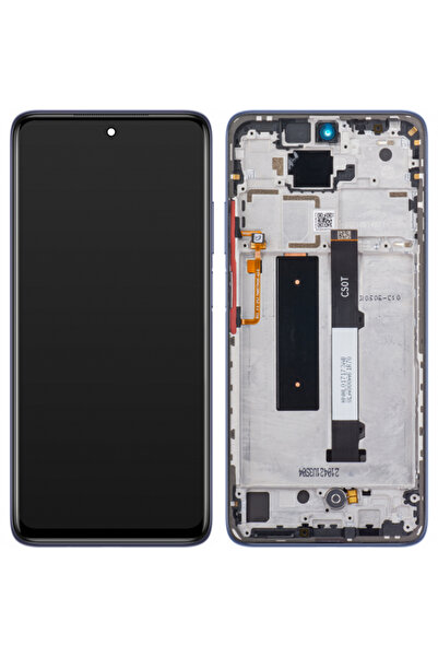 Xiaomi Οθόνη αφής Redmi Note 9 Pro 5G/ Mi 10T Lite 5G, με πλαίσιο, Γκρι, Σετ ...