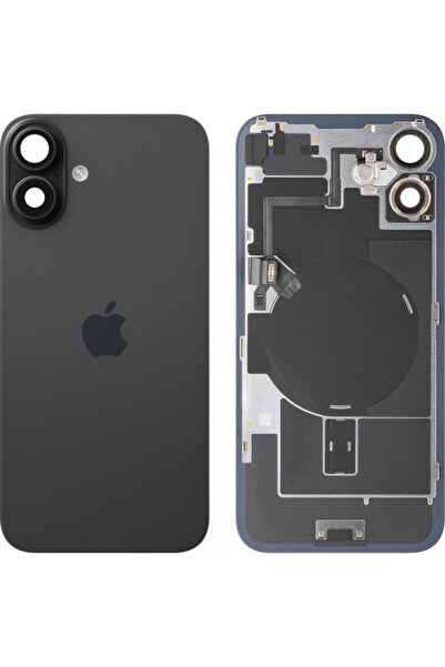 Apple iPhone 16 Plus Κάλυμμα Μπαταρίας, Μαύρο, Ανταλλακτικό