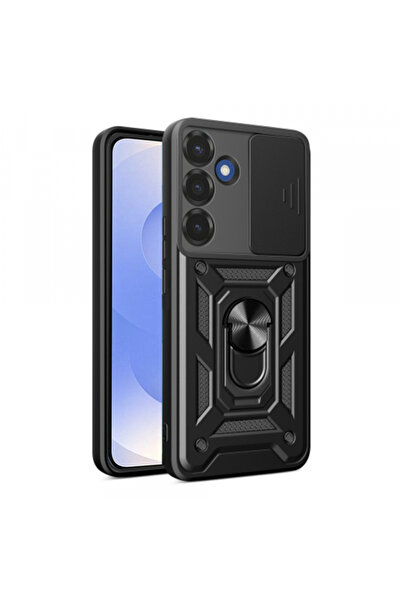 Techsuit Калъф за Samsung Galaxy S25 S931, Techsuit, Camshield, Черен