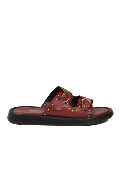 AYAKMOD Γυναικείες παντόφλες Claret Red Comfortable Sole Light 513088 Z