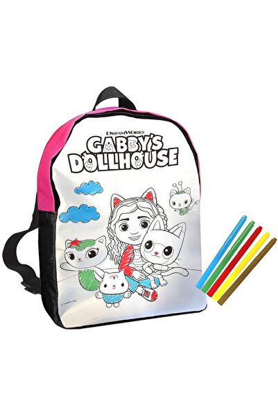 Gabby's Dollhouse Coloring Backpack , Gabbys Dollhouse