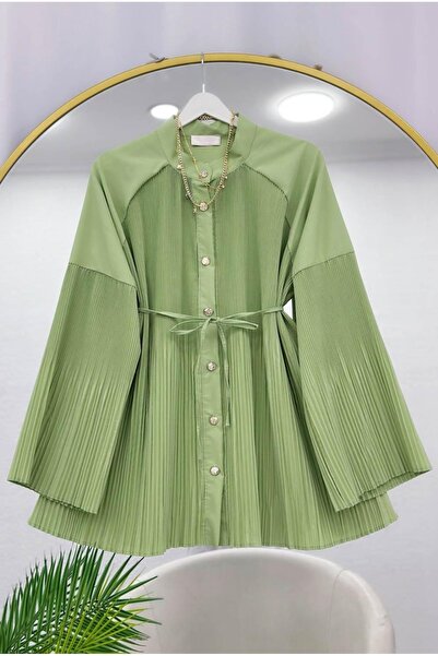 MODA VEDAT Γυναικείο πουκάμισο με πιέτες -0450