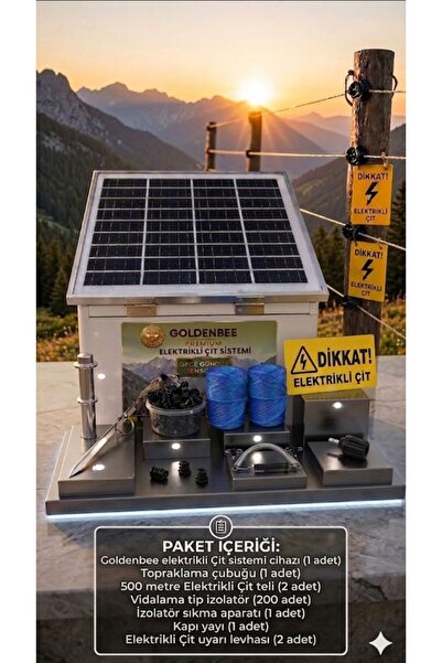 Genel Markalar COMBO KİT ELEKTRİKLİ ÇİT SİSTEMİ DOMUZ VE AYI KOVUCU 5 YIL GAR...