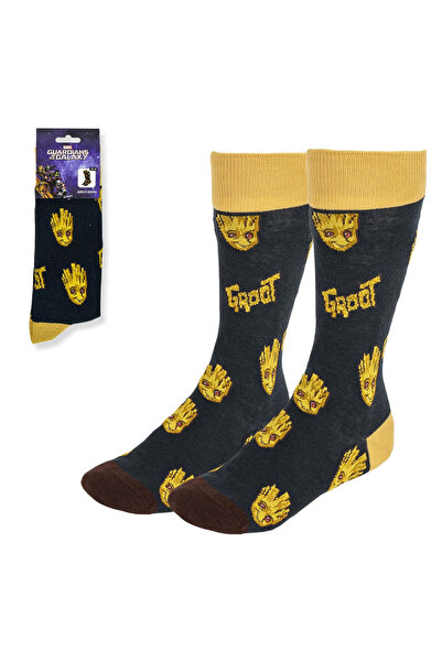 Guardians of the Galaxy Long socks I am Groot 38-45 EU Yellow