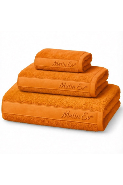 METİNEV Metin Ev ®   100% Cotton 3-Piece Towel Set – Bath + Face + Hand Towel...
