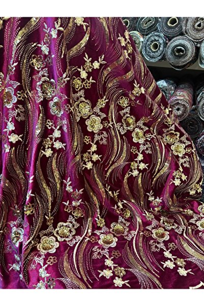 MEKİK MANİFATURA ΒΕΛΟΥΔΙΝΟ ΥΦΑΣΜΑ ΜΕ ΚΕΝΤΗΜΑ ΑΠΟ ΠΟΥΛΟΒΕΛΟΝΕΣ