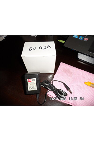 DELMATTE 6V ŞARJ ADAPTÖRÜ 6V 300MAH LY530-480 6V 300MAH TRAFOLU ŞARJ ADAPTÖRÜ...