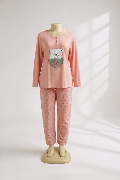 Bousni Women's Cotton Embroidered Night Suit, Set of Top & Pajama