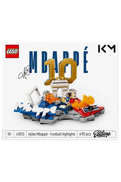 LEGO Editions Kylian Mbappé – Unutulmaz Futbol Anları 43013 - 10 Yaş ve Üzeri Çocuklar için Dekorati