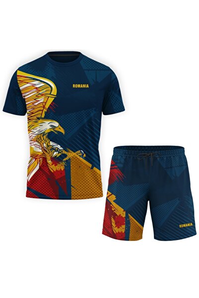OEM Men's T-shirt and shorts set Romania P072