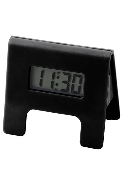 IKEA KUPONG çalar saat, siyah, 7x6 cm