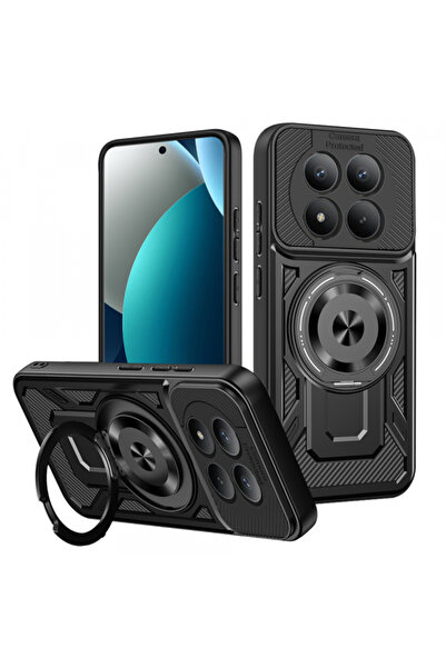 Techsuit Husa pentru Xiaomi Redmi Note 15 Pro 4G, Techsuit, RuggedCam, Neagra