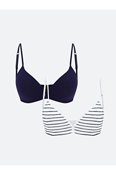 LC Waikiki Timeless Clothing & Timeless Choices No Underwire Unpadded Striped...