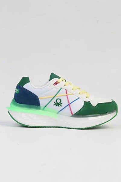 centilmen Terda White Green Women's Sports Shoes 10044
