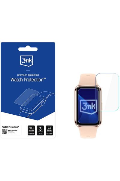 3MK Folie pentru Huawei Band 11 (set 3) - Protecție Ceas ARC - Transparentă