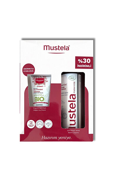 Mustela Göğüs Ucu Kremi 30 ml + Temel Bakım Losyonu 200 ml