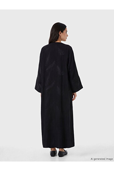 LC Waikiki V Yaka Desenli Kadın Kimono