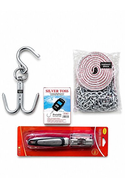Toptancı Amca 4’lü Kurban Seti | 10 mm Et Kancası + Kurban Yıkmatik + 40 Kg D...