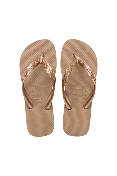 Havaianas Γυναικείες αντιολισθητικές άνετες σαγιονάρες παραλίας Top Tiras Bronze