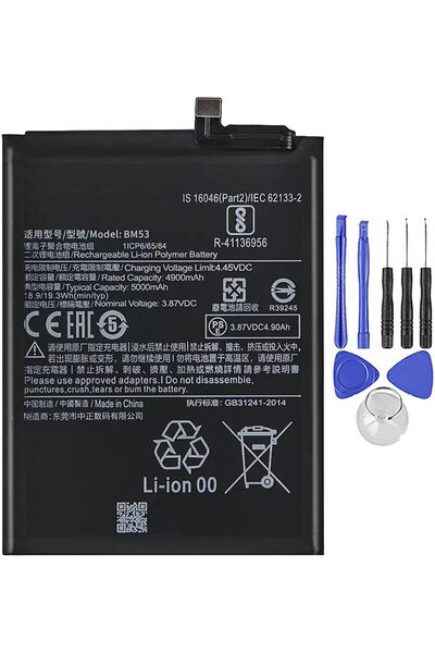 indirimplus Xiaomi Mi 10T PRO Batarya+Montaj Seti-BM53