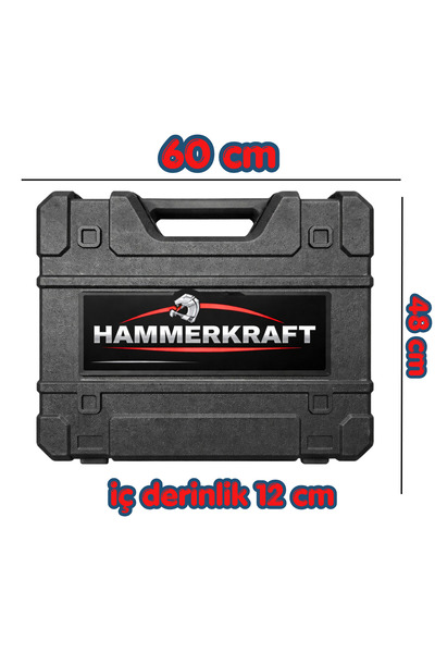 HAMMERKRAFT 3lü 4Lü 5Li 6Lı Setlere Uyumlu Boş Takım Çantası 60cm Genişlik 48...