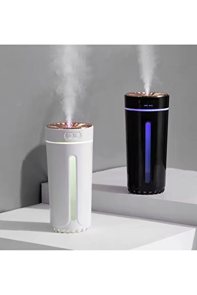 Sensoria Oto Koku Makinesi Araç Ultrasonik Hava Nemlendirici Aroma Difizörü Humidifier Şarjlı Buhardanlık Led Işıklı Şarjlı