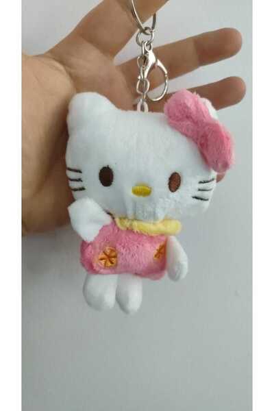 FAMEMUS ACCESSORY Hello Kitty Peluş Anahtarlık Çanta Aksesuar Boyut:12cm