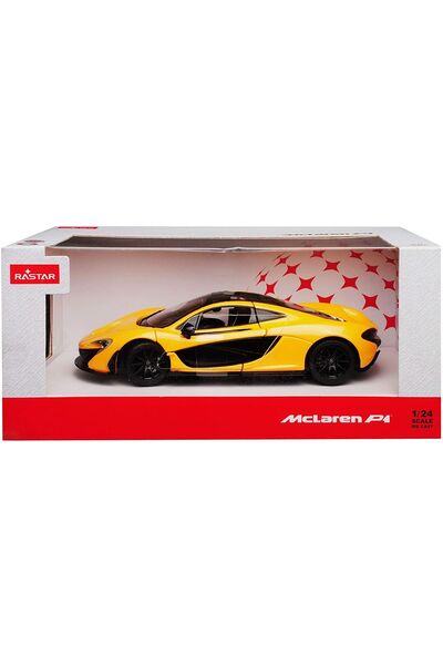Rastar Mașină metalică McLaren P1 galbenă, scară 1:24
