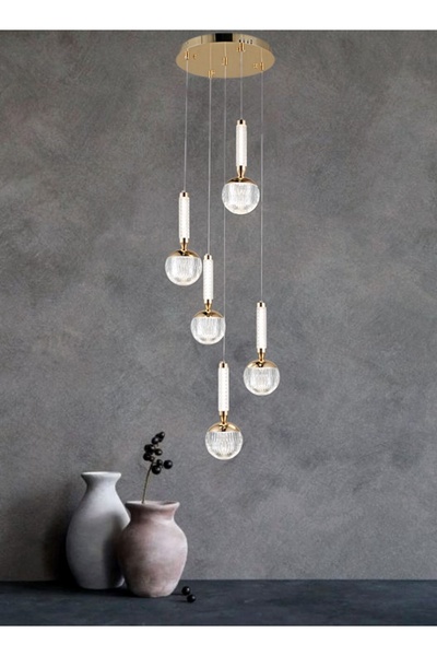 spolux Modern Lighting, Modern chandelier, Light, Acrylic LED Chanelier, Fren...