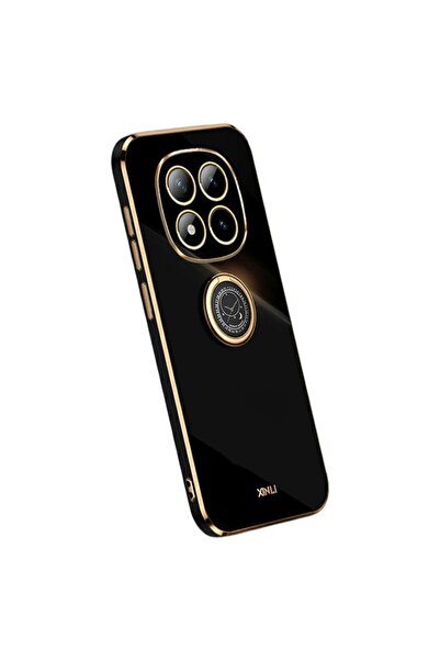 Xinli Straight Θήκη Σιλικόνης με Δαχτυλίδι Black (Xiaomi Redmi Note 15 Pro Pl...
