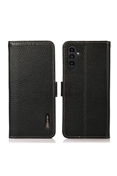 KHAZNEH Side-Magnetic Θήκη Πορτοφόλι Black (Samsung Galaxy S24 FE 5G)