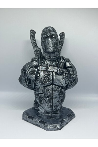 Msk Garage DeadPool Figür - Marvel - Gümüş Gri - 12cm