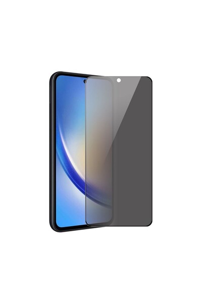 ENKAY Samsung Galaxy A35 5G Anti-Spy Full Tempered Glass Black