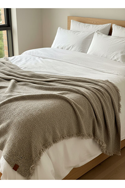 TaraAura Örgü Koltuk & Yatak Örtüsü | Çok Amaçlı Premium Throw-150x180 cm