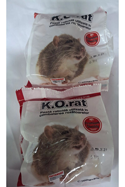 chemstar 2 Pungi K.O. Rat Momeală Soareci Tip Pastă 100g, un raticid utilizat...