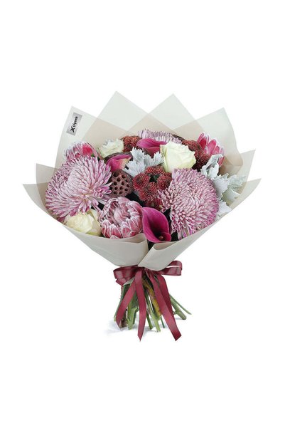 Çiçeek Protea Anastasya Gala Ve Lotus Çiçek Buketi (L)
